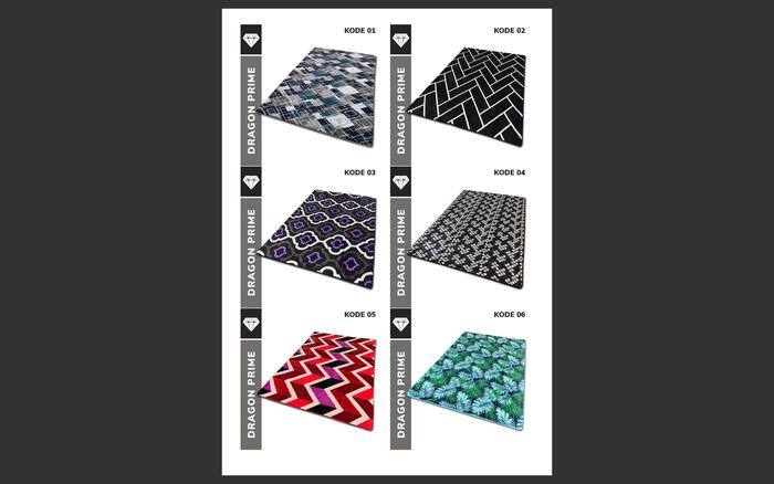 Gambar [DLUXE CARPET] KARPET BUSA MALAYSIA DRAGON PRIME TEBAL 2 CM EMBOSSED - 95 X 140, MOTIF 7-18 dari D'luxe Carpet undefined Tokopedia