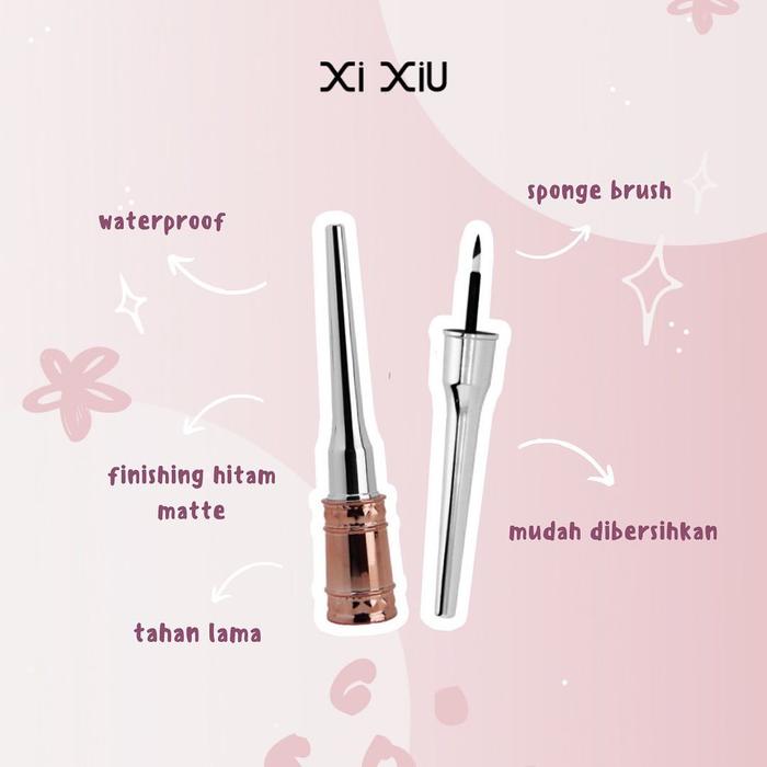 Gambar XI XIU DIVINE LIQUID EYELINER PEN WATERPROOF - XIXIU EYELINER BLACK - EYELINER LIQ 4G dari agogostore undefined Tokopedia