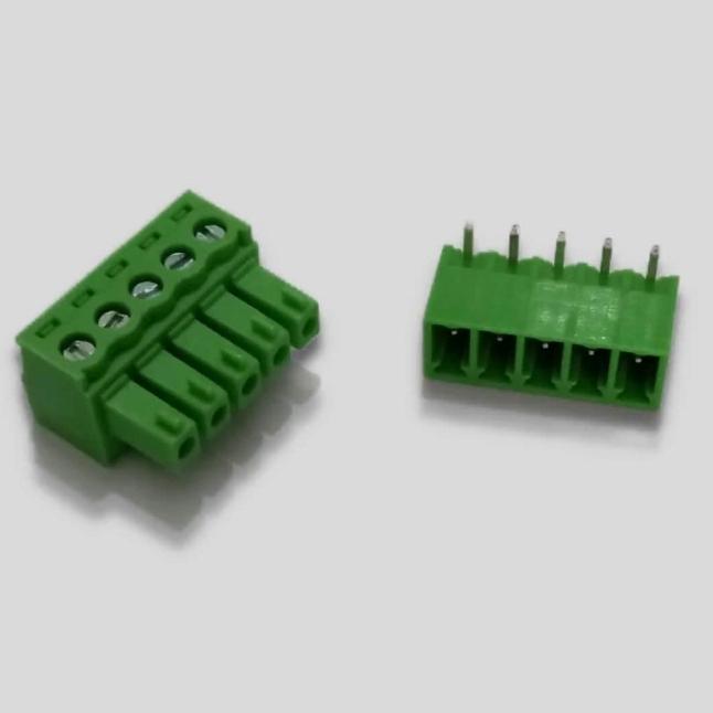 Gambar terminal block 5 pin/L siku pluggable 5pin/terminal blok 5pin/blok pin - Mata Kecil dari CAHAYAELEKTRIKJAYA undefined Tokopedia