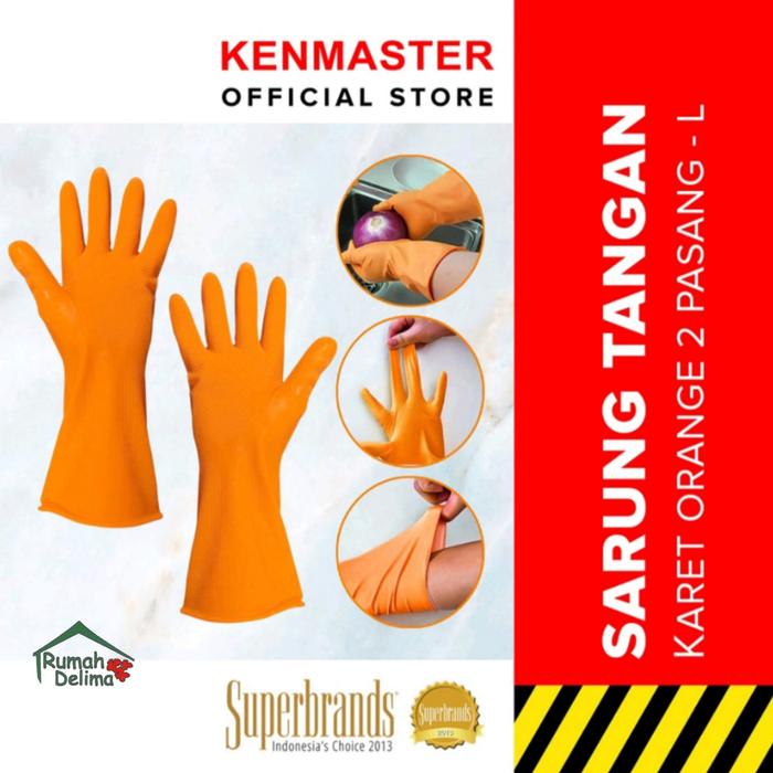 Gambar Sarung Tangan Karet Latex L Kenmaster dari RUMAH DELIMA undefined Tokopedia