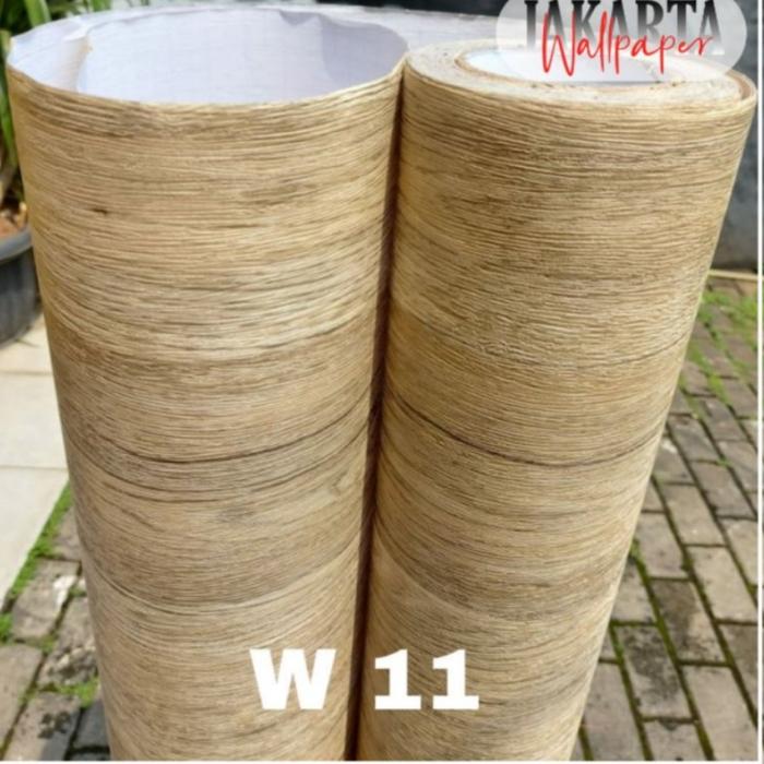 Gambar pvc sheet motif kayu pelapis dinding lemari pintu/stiker lantai kayu - w11 dari wallpaperJakarta undefined Tokopedia