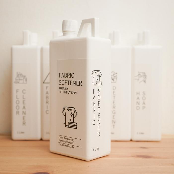 Gambar Tempat Laundry Aesthetic Detergen Botol Refil liquid sabuncair 1L V1.3 - Fabric Softener dari zulvkr.store undefined Tokopedia