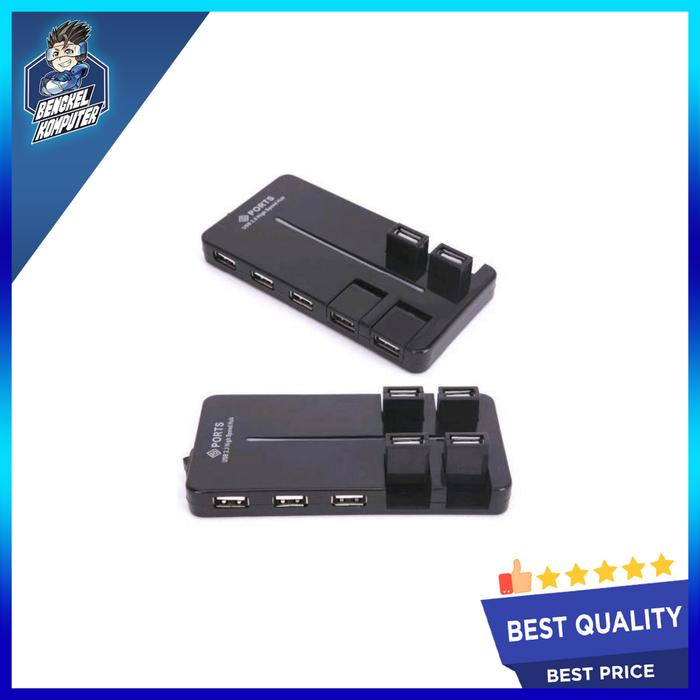 Gambar USB HUB 10 PORT USB 2.0 MTECH CABLE 60CM - Hitam dari bengkelkomputerptk undefined Tokopedia