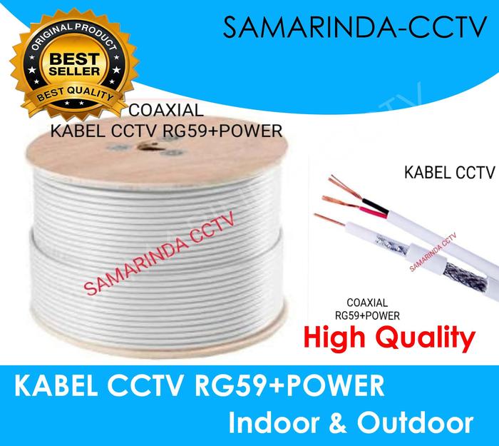 Gambar KABEL CCTV RG59 PLUS POWER 100 METER dari SAMARINDA-CCTV undefined Tokopedia