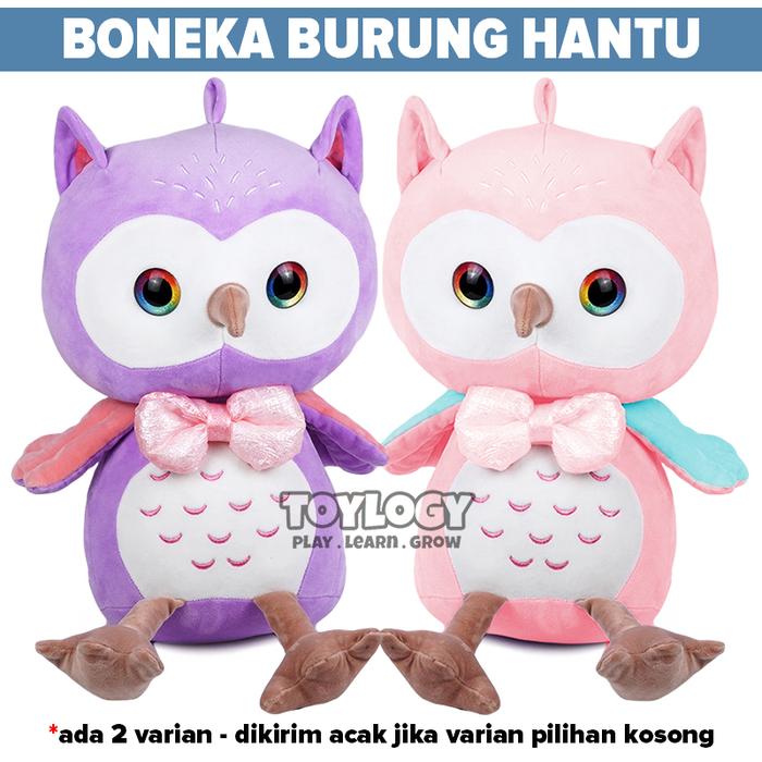 Gambar Boneka Import Burung Hantu Squishy Doll Bulu Lembut Besar Big Owl Bird dari Toylogy undefined Tokopedia