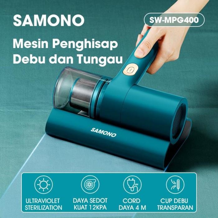 Gambar SAMONO UV Mites Vacuum Cleaner Vacum Debu Tungau Kasur Ranjang 400W - GREEN dari GADVENTIA undefined Tokopedia