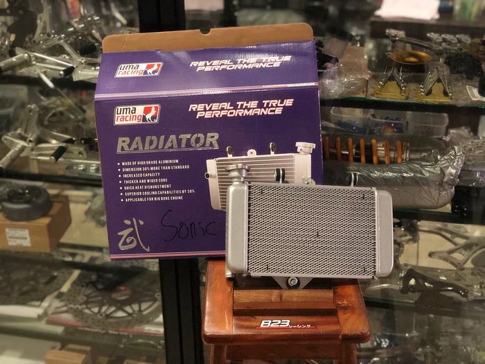 Sonic Rs Radiator Jual Radiator UMA racing original Honda Sonic 150 RS 150R Supra GTR ...