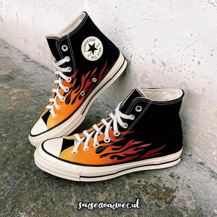 converse fire high tops
