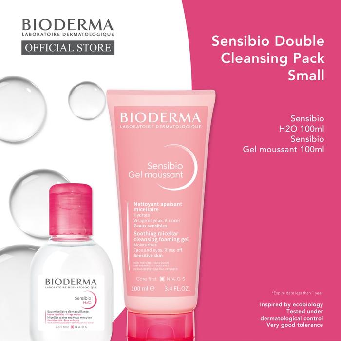 Gambar Bioderma Sensibio Double Cleansing Pack Small dari Bioderma Indonesia undefined Tokopedia