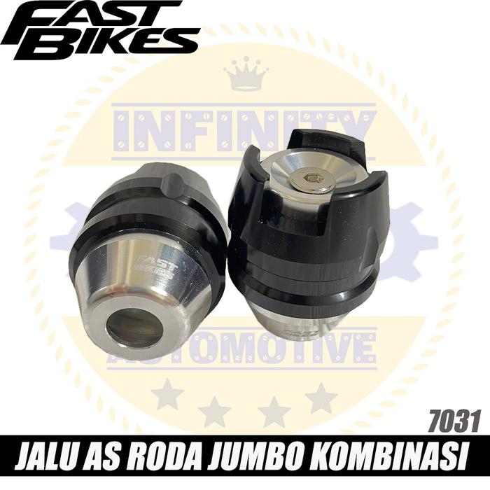 Gambar Jalu As Roda Jumbo Full CNC Fast Bikes 7031 Universal semua Motor - Silver dari Infinity Automotive undefined Tokopedia