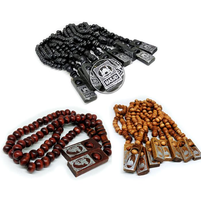 Gambar Tasbih Kayu 99 dan 33 butir - tasbih 33 dari Athafariz13 undefined 3 Tokopedia
