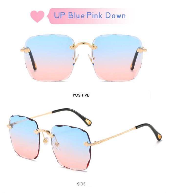 Gambar Voowo Kacamata Wanita Fashion Sunglasses Korea Import Kacamata - Biru Muda dari VOOWO FASHION undefined Tokopedia