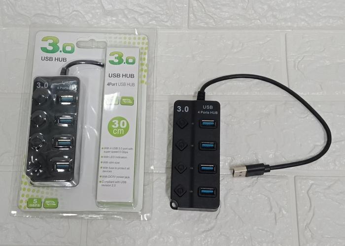 Gambar USB HUB 4PORT KABEL 30CM HUB USB 4 PORT KABEL 30CM dari PojokITcom Pusat IT Comp undefined Tokopedia