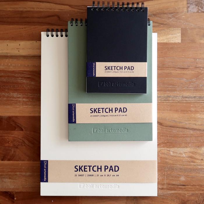 「Bali Sketchbook」 Jual Sketch Pad Bali Artemedia A6 / A5 / A4 / Sketchbook Drawing