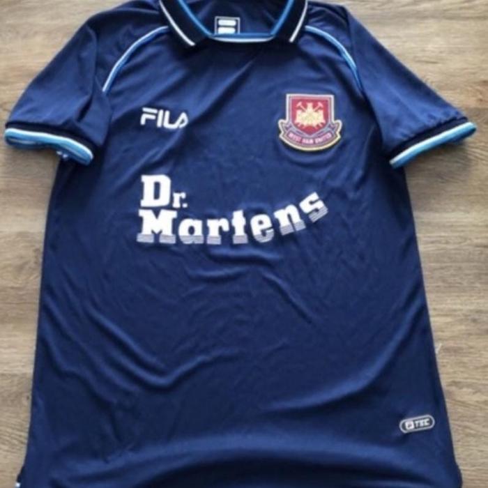Soccer Jersey West Ham Fila Dr Martens Soccer Jersey West Ham Dr