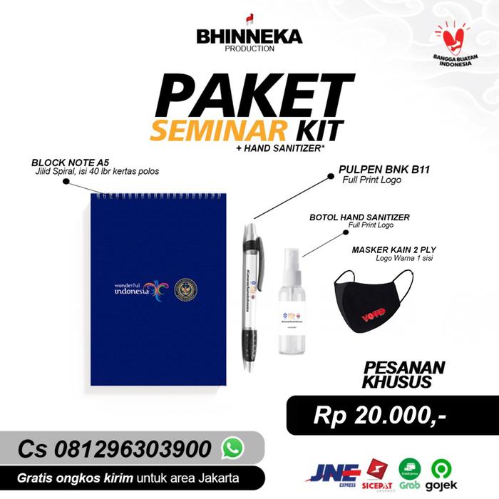 Jual Paket Seminar Blocknote dan Pulpen + Healthy Kit - Jakarta Barat ...