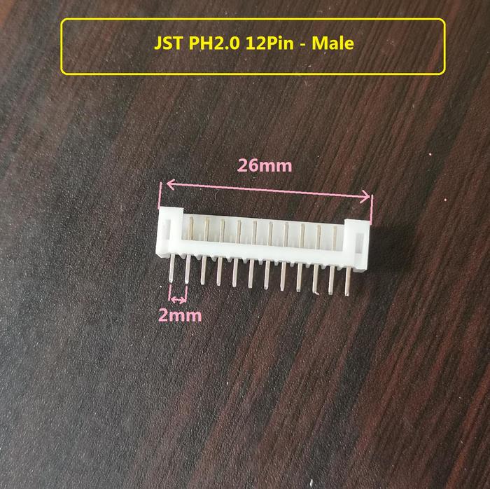 Gambar 1Pcs Housing Konektor Connector JST PH2.0 PH 2.0 12Pin 12 pin Male - Male dari My Aladin undefined Tokopedia
