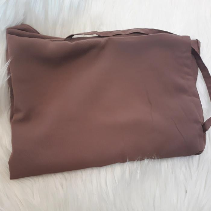 Gambar Bergo Maryam Yudi Scraff XL - mocca dari AkasaHijab undefined Tokopedia