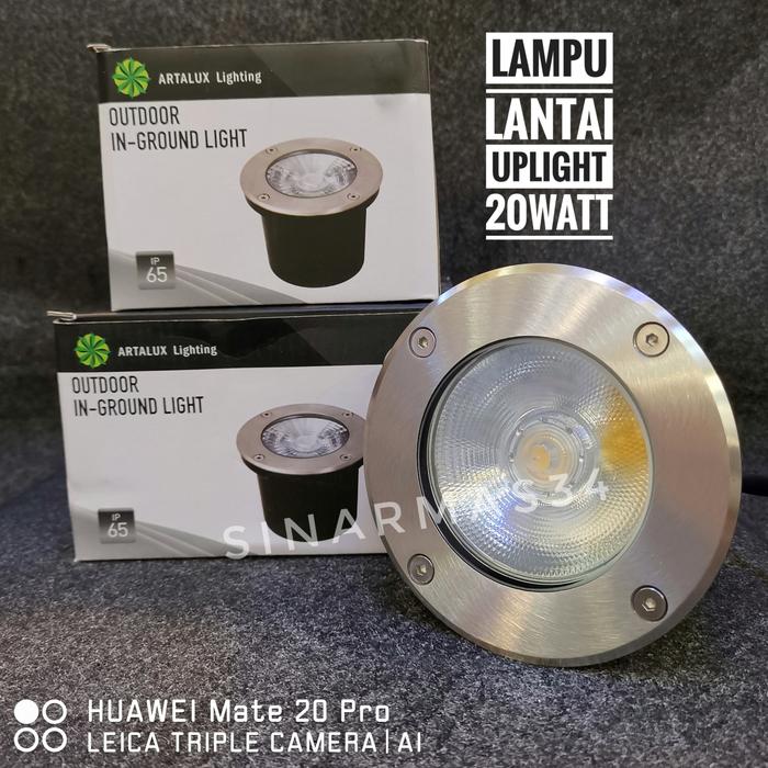 Gambar Uplight Lampu Lantai 20watt LED IP65 Exterior InGround Light 20w dari SM34.LIGHTING undefined Tokopedia