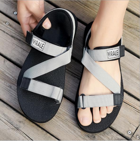 Gambar Sandal Gunung Pria - Sandal Outdoor - Sandal Pria - Sendal Gunung CK - Abu-abu, 39 dari Mamojo_Store undefined Tokopedia