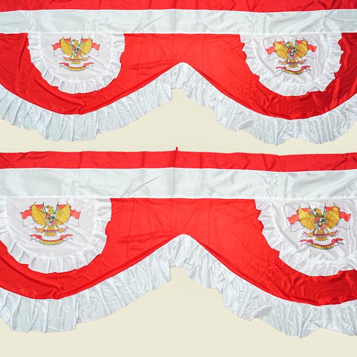 Promo Bendera Rumbai merah putih Garuda 5 Gelombang 5 meter - Kab ...