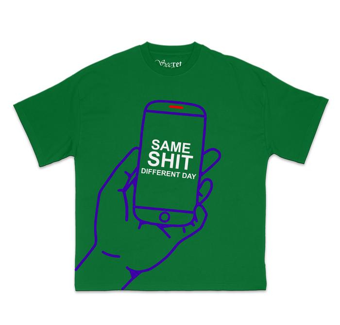 Gambar SAME SHIT DIFFERENT DAY TEE - Hitam, S dari SECRET BOYS HOUSE undefined Tokopedia