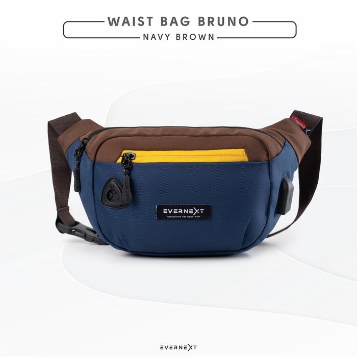 Gambar Tas Selempang Dada Pria Wanita Waistbag Dada Tas Selempang Pria Murah - NAVY dari GUDANG JAKET TAS undefined Tokopedia