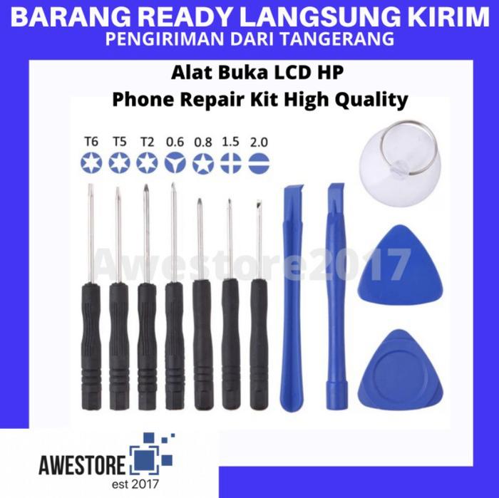 Gambar 12 Pcs Alat Buka LCD HP Bongkar Layar Servis Iphone Android Obeng Set - 12PC SET OBENG dari Awestore2017 undefined Tokopedia
