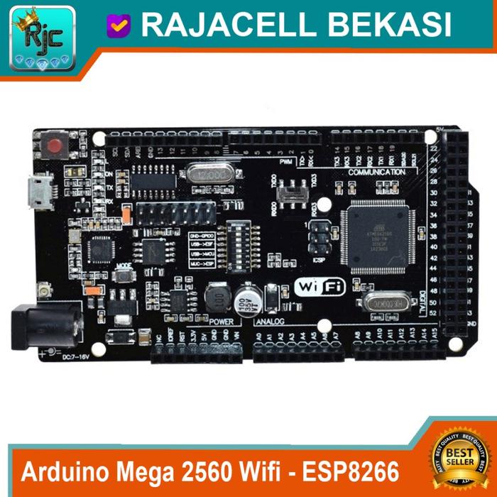 Gambar Arduinoo Mega2560 R3 Mega 2560 16u2 CH340 Wifi High Quality Board - Mega2560 WIFI dari Arduino Store undefined Tokopedia