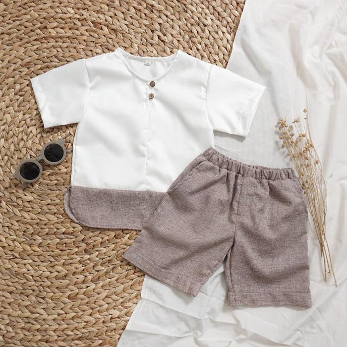 Gambar Alan Set & Alana Dress Baju Kembaran Anak Balita cewek cowok couple - Alan Milo, M/2-3thn dari Babyfashcash.id undefined Tokopedia