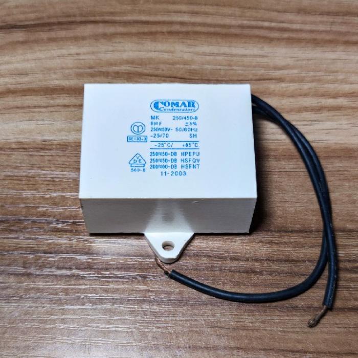 Gambar Kapasitor 10UF / Condensator 10 UF - 450V / Kapasitor Dianmo / Pompa - UF 8 dari Mentari Jaya Jahit Kota Administrasi Jakarta Barat Tokopedia