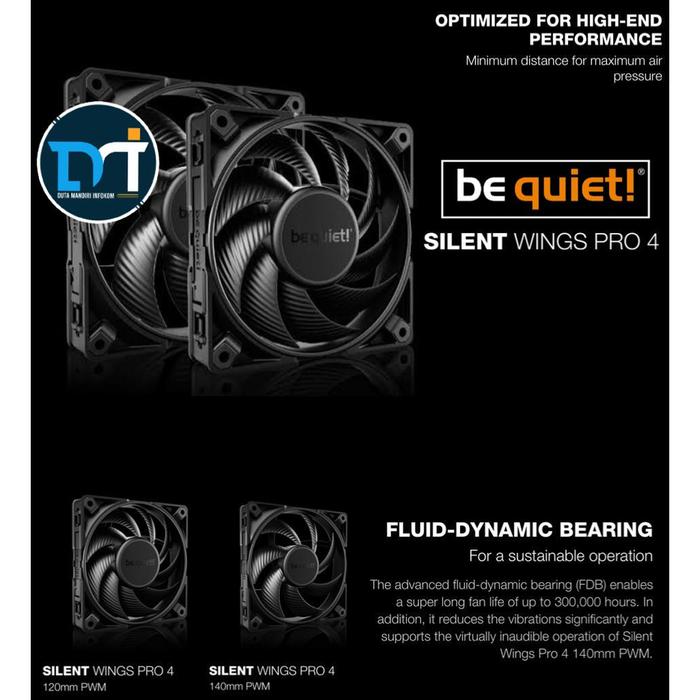 Silent Wings PRO 4 120mm I 140mm PWM 