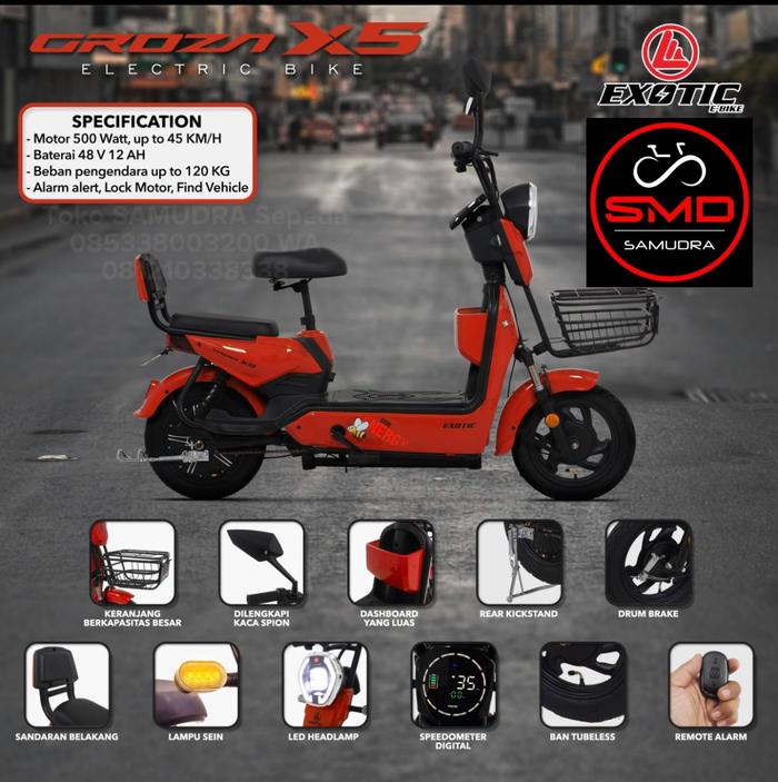 Jual Sepeda Listrik Ebike Pacific Groza 