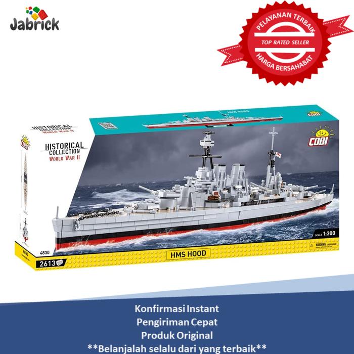 Cobi Ww2 COBI 4830 - HMS HOOD (Speed Build Review) - DE Robe Boheme