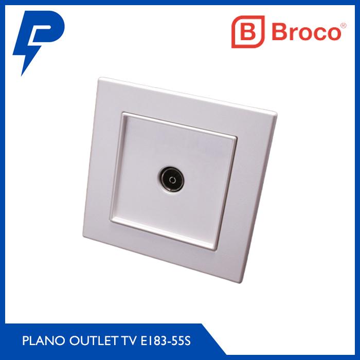 Gambar BROCO Plano Outlet TV RG6 E183 - 55S WHITE dari PSAONLINE651 undefined Tokopedia