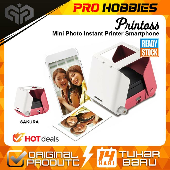 Gambar Printoss Mini Photo Instant Printer Smartphone - Pink Sakura dari Prohobbies undefined Tokopedia