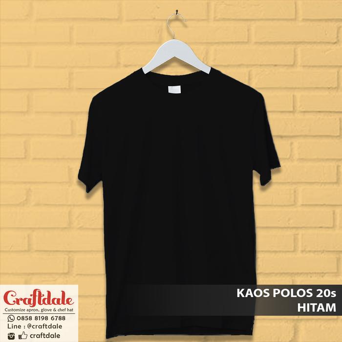 Gambar Kaos T-shirt Cotton Combed 20s Sablon 1 sisi Logo INDOMIE / Logo Lain - Hitam, XXL dari Craftdale undefined Tokopedia