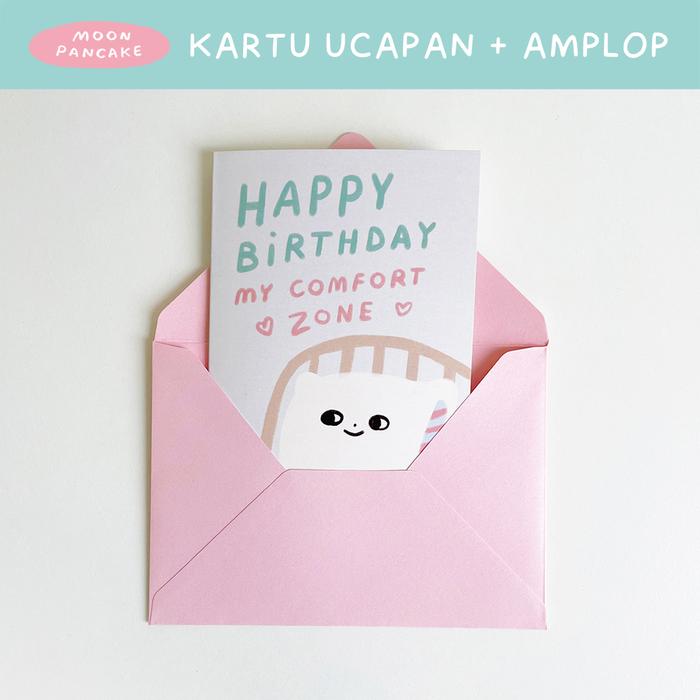 Gambar Moon Pancake Greeting Card Kartu Ucapan - Comfort Zone dari Moon Pancake undefined Tokopedia