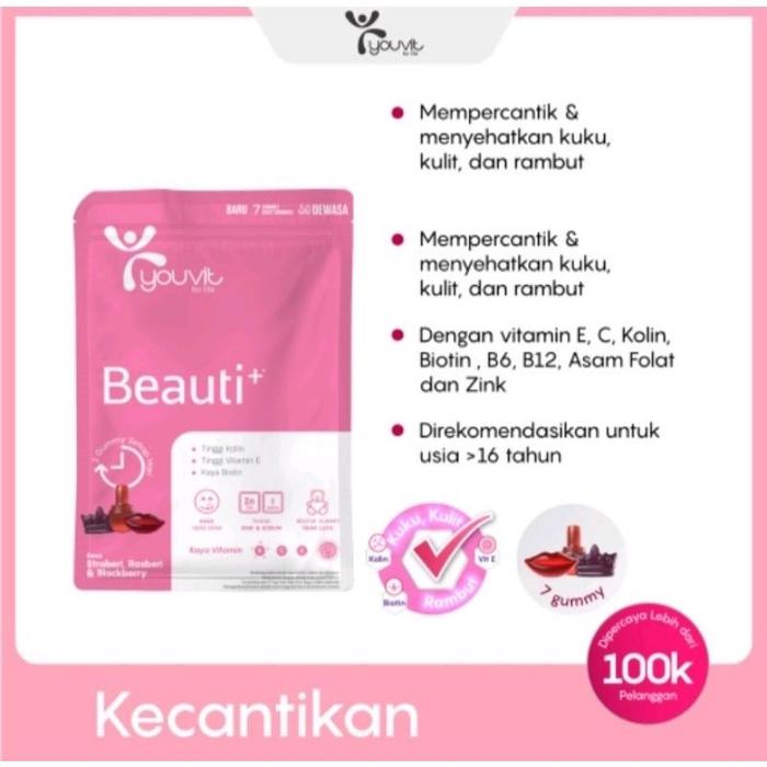 Gambar Youvit x Erha Multivitamin Gummy Collagen isi 14 BPOM MUI Halal dari Momma Babyshop undefined 5 Tokopedia