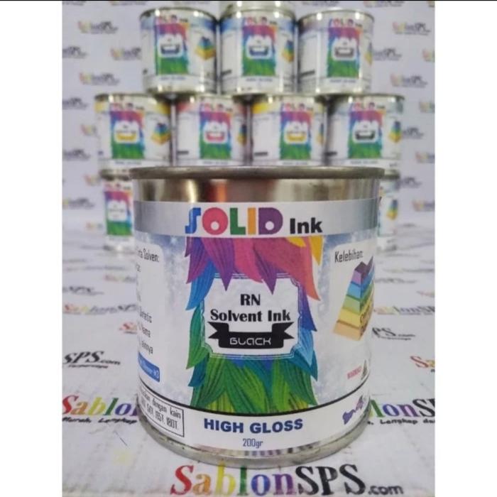 Jual TINTA SABLON PVC SOLVENT BASED 1KG HITAM BLACK - Jakarta Utara ...