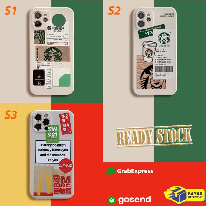 Jual Case Realme C21Y C25Y Casing Softcase Starbucks X MCD Matte