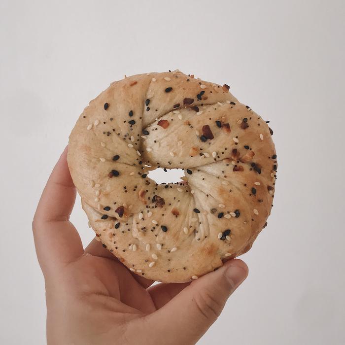 Gambar [bule bread] sourdough bagel - Plain bagel dari Bule Bread Jakarta undefined Tokopedia