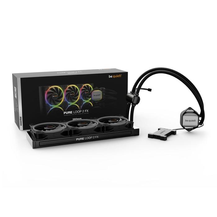 Gambar be quiet! PURE LOOP 2 FX 240mm 280mm 360mm ARGB AIO Liquid CPU Cooler - Black Edition, 360mm ARGB dari Duta Mandiri Infokom undefined Tokopedia