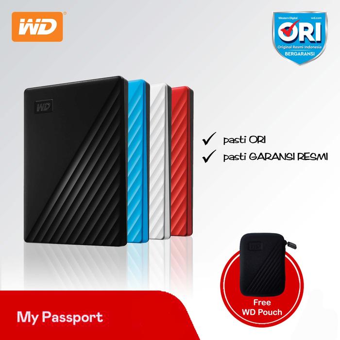 Wd My Passport 2tb External Ssd Drive Jual WD Harddisk External MY