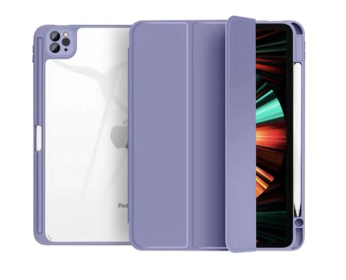 Gambar DETACHABLE Acrylic Case iPad 7/8 10.2 Air3 10.5 Air4 10.9 Pro 11 20/21 - Lavendar Purple, Pro 13 2024 M4 dari iBingo Tech undefined Tokopedia