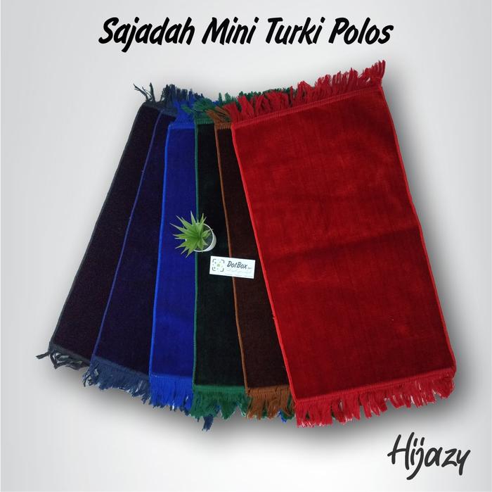 Gambar Sajadah Kecil Polos Tebal / Sajadah Mini / Sajadah Muka Sajadah Anak - Maroon dari Hijazy Apparel undefined Tokopedia
