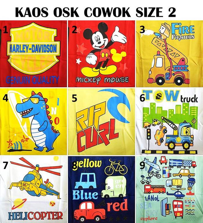 Gambar Kaos Anak Laki laki Murah usia 1 2 3 4 5 6 Tahun Kaos Harian Balita - size 2T dari Ahza Babyshop undefined Tokopedia