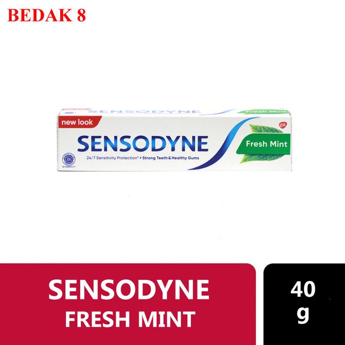 Gambar Pasta Gigi Sensodyne 40 gram/ Odol Untuk Gigi Sensitif Fresh Mint dari BEDAK 8 undefined Tokopedia
