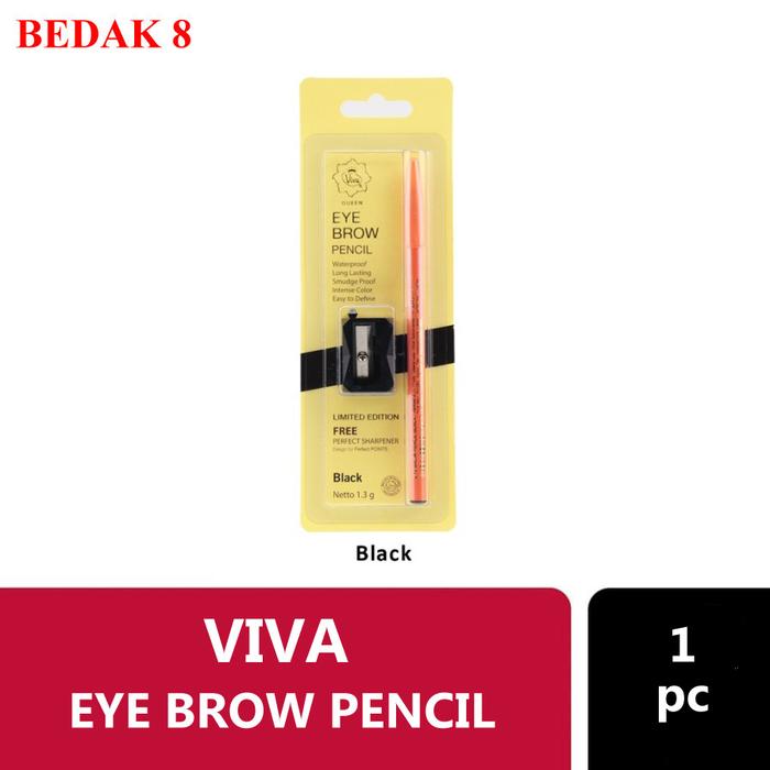 Gambar Pensil Alis / Eyebrow Viva Original (ASLI) 100% - Dark Brown dari BEDAK 8 undefined 5 Tokopedia
