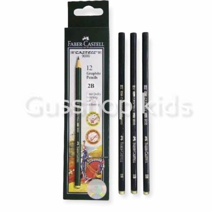 Gambar Pensil faber Castell 2b original (1box) dari gusshop official undefined Tokopedia